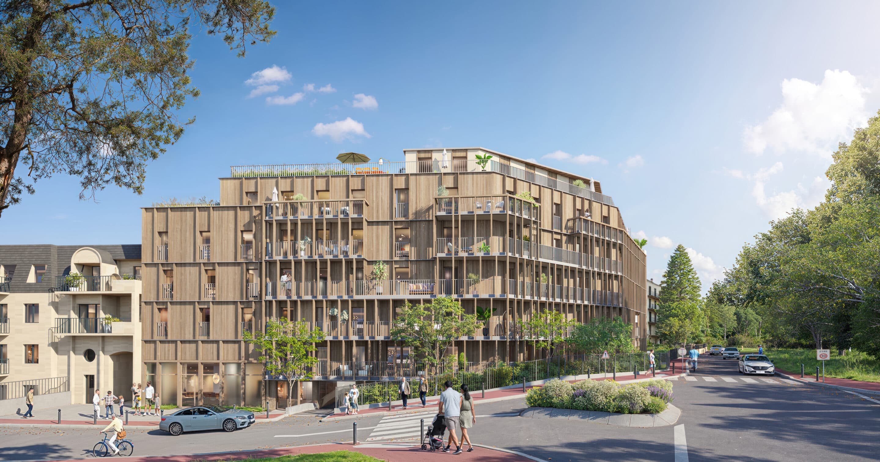 projet Ilot Forêt à Chaville, Erisma